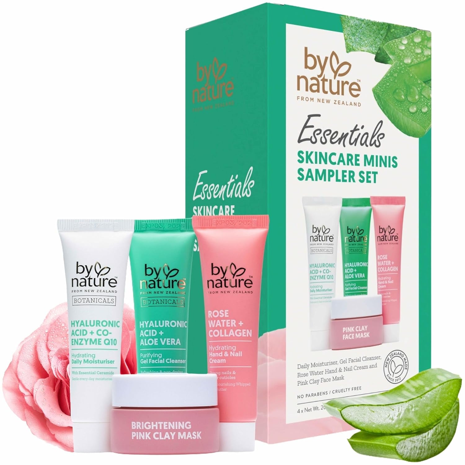 Essentials Skincare Minis Sampler - Travel Size Skincare Gift Set & Kits
