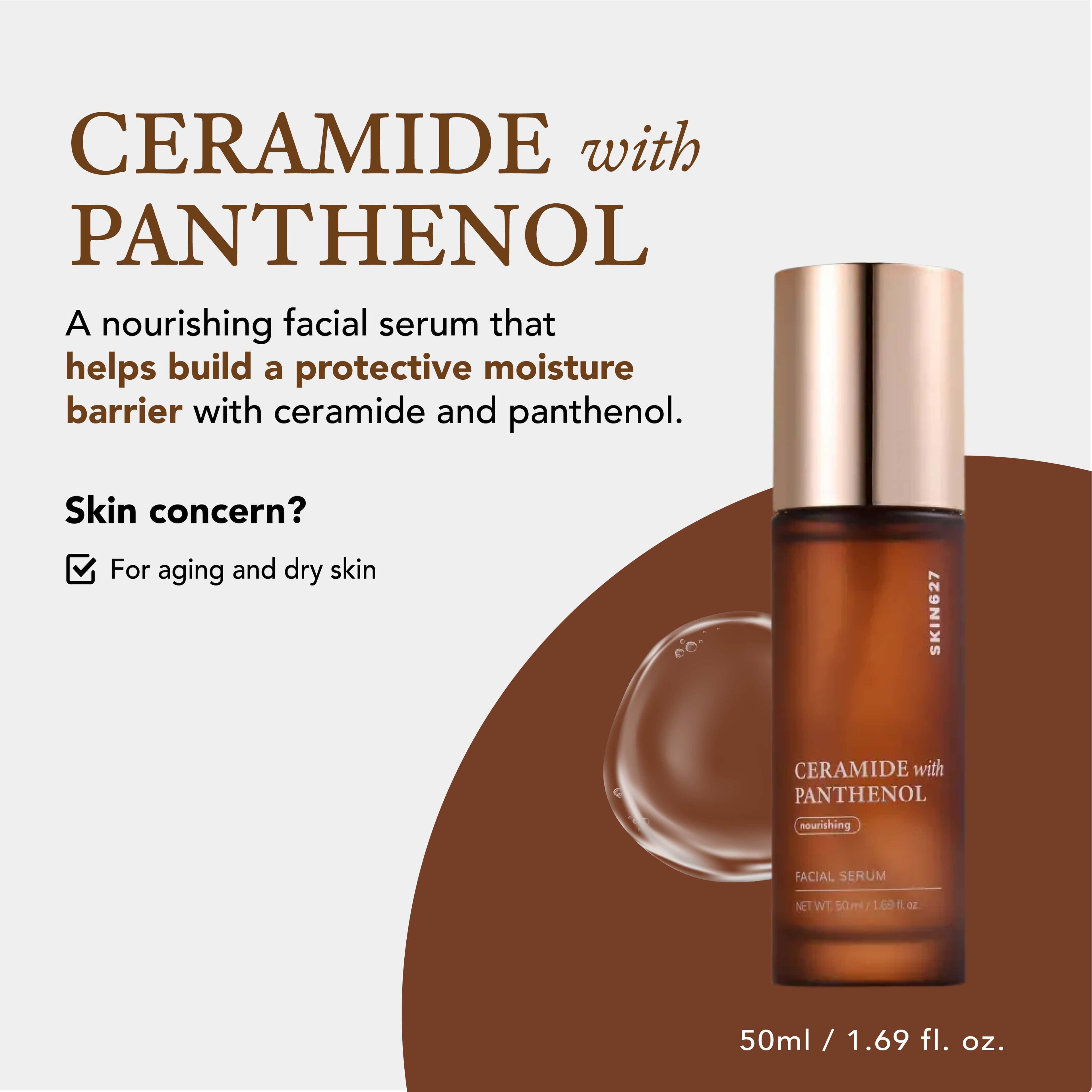 Daily Face Serum - 1.69 Oz Korean Skin Care Korean Moisturizer - CERAMIDE with PANTHENOL